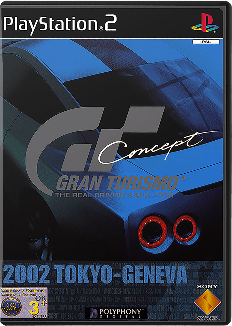 Gran Turismo Concept 2002 Tokyo-Seoul box art for Playstation 2